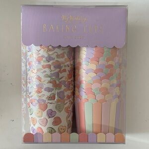 Valentine’s Day Pastel Baking Cups - 50 Pieces